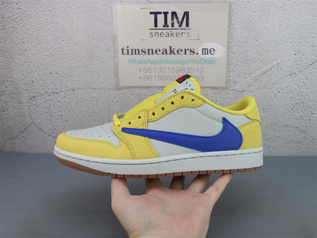 PK Batch Air Jordan 1 Retro Low OG SP Travis Scott Canary DZ4137-700